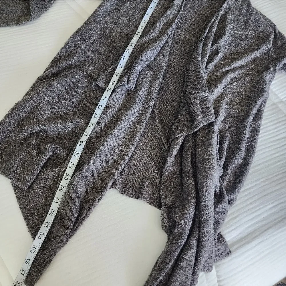 Barefoot dreams cozy chic ultra lite Open front cascade cardigan sweater